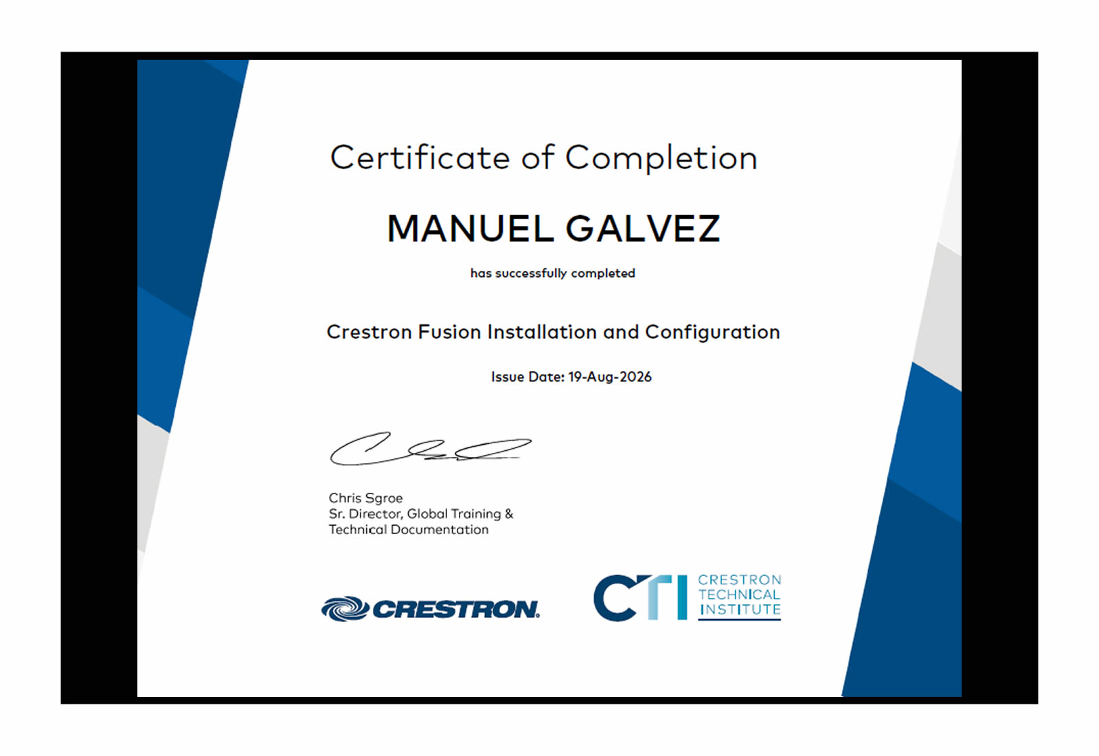 Crestron CTI-P101 Foundations of Crestron Programming